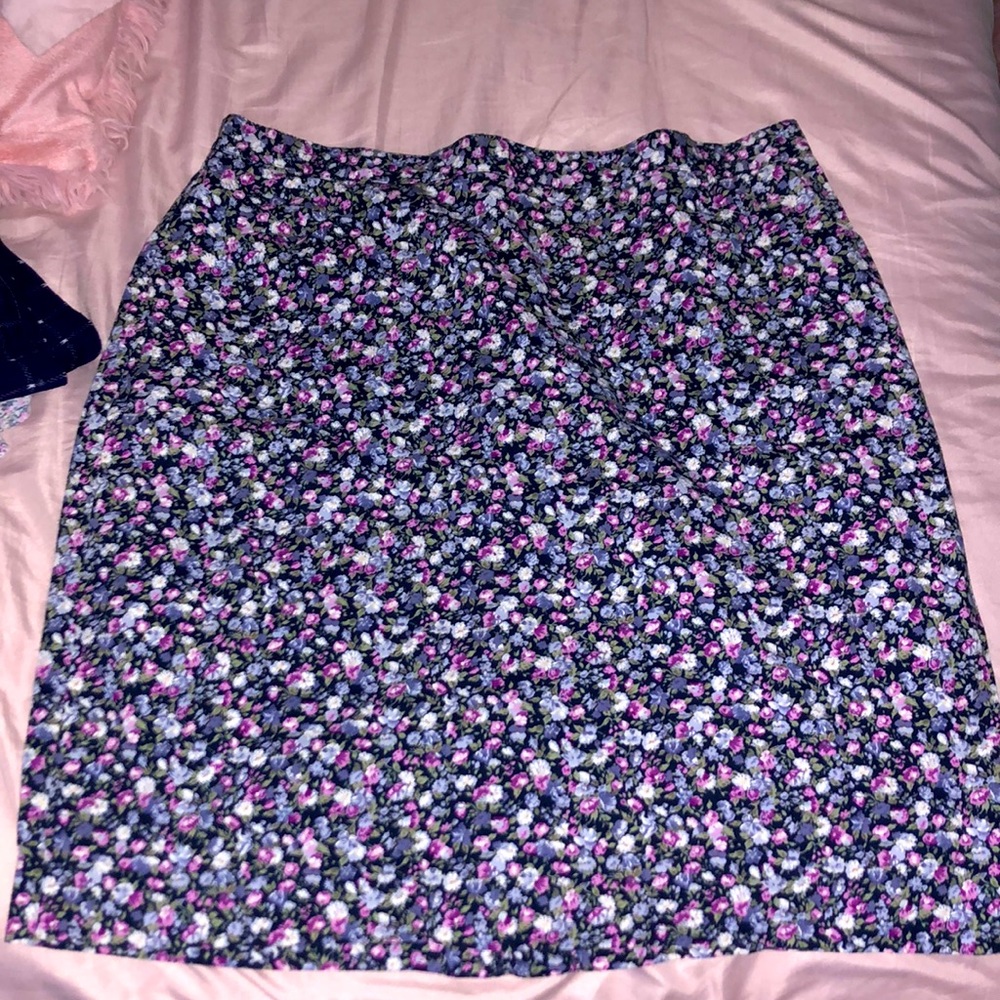 Floral Midi Skirt